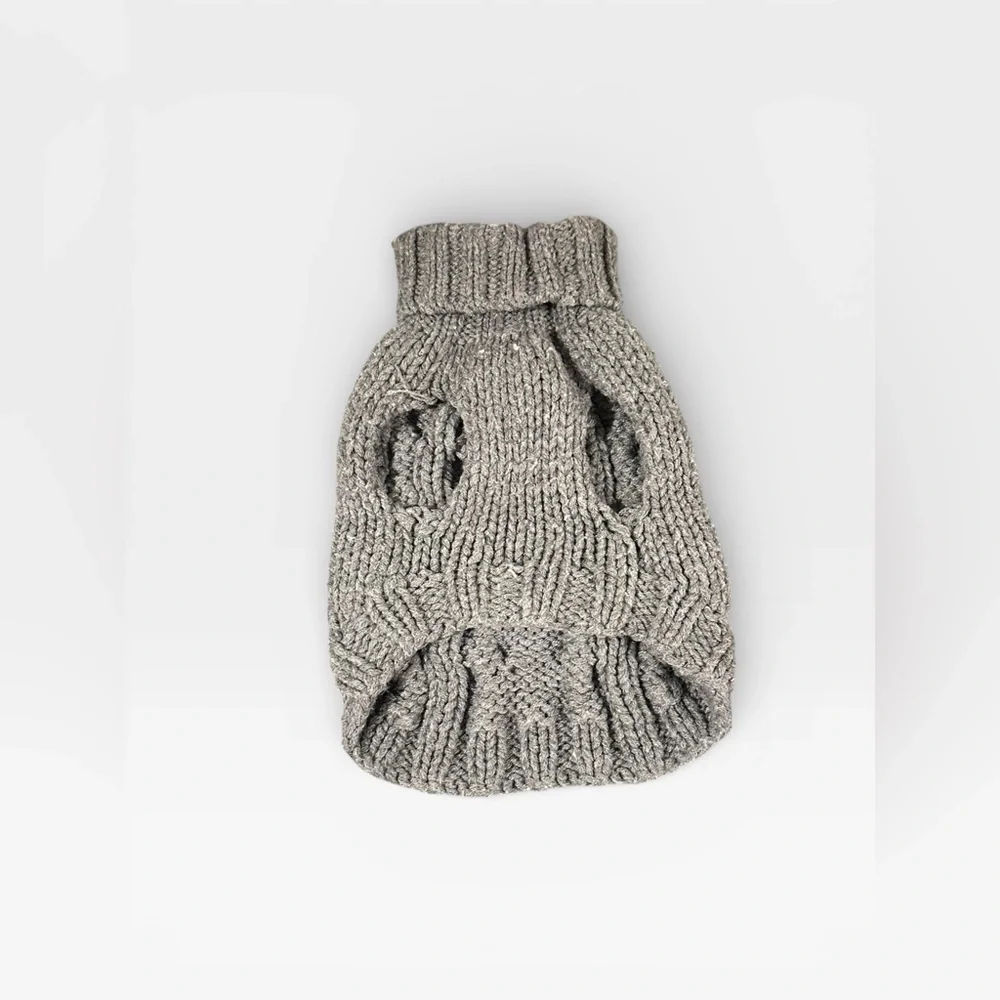 Worthy Dog XS Gray Knit Sweater